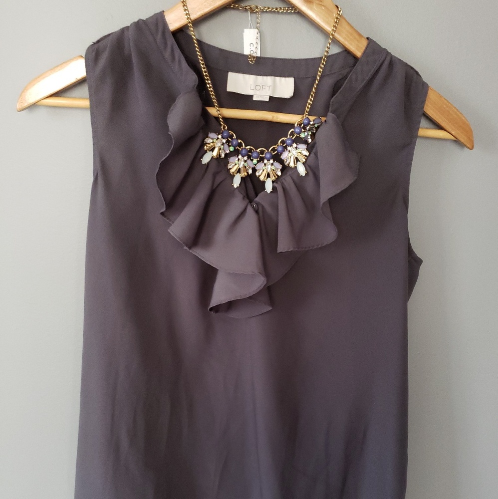 LOFT sleeveless blouse